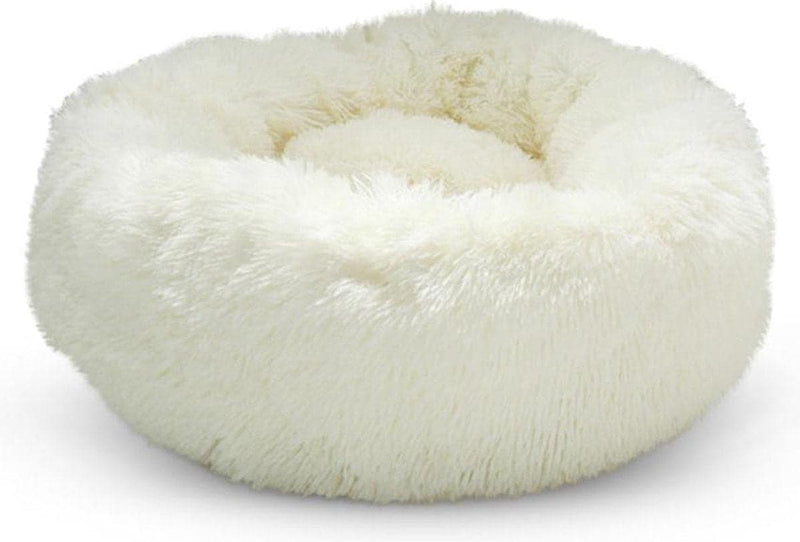 Snoozle cat basket - Soft and luxurious cat basket - Cat basket Round - Washable - 50cm - White