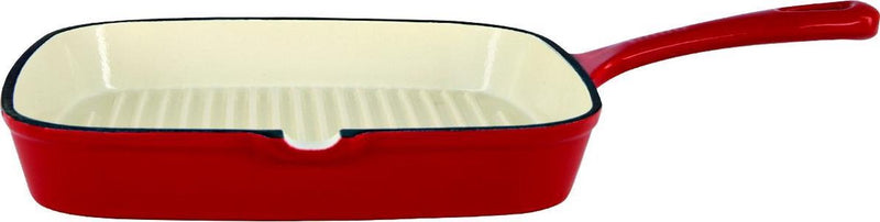 Daumonet Auguste Rouge gietijzeren grillpan - Steakpan - 23,5 cm - 2 liter