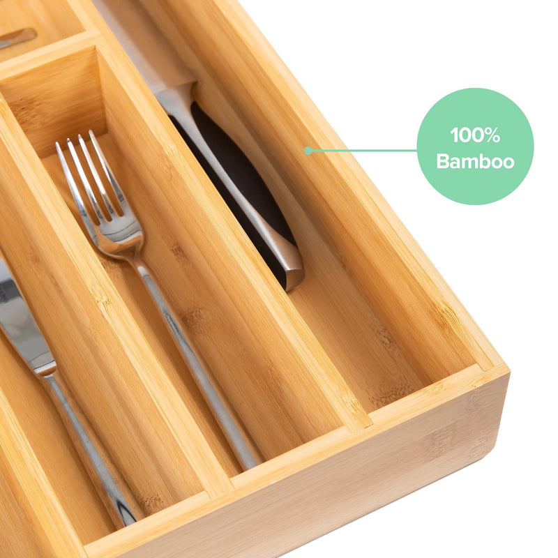 Coninx cutlery tray Bamboo 31cm wide - Cutline - Storage tray - Durable - For loading from 47cm deep