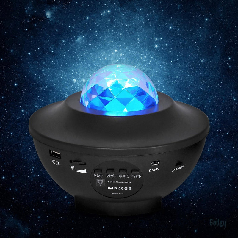 Gadgy Sterren projector - Galaxy Projector - Sterrenlamp - Sterrenhemel - Star Projector- Nachtlamp voor baby en kinderen - Muziek Box - Bluetooth - USB