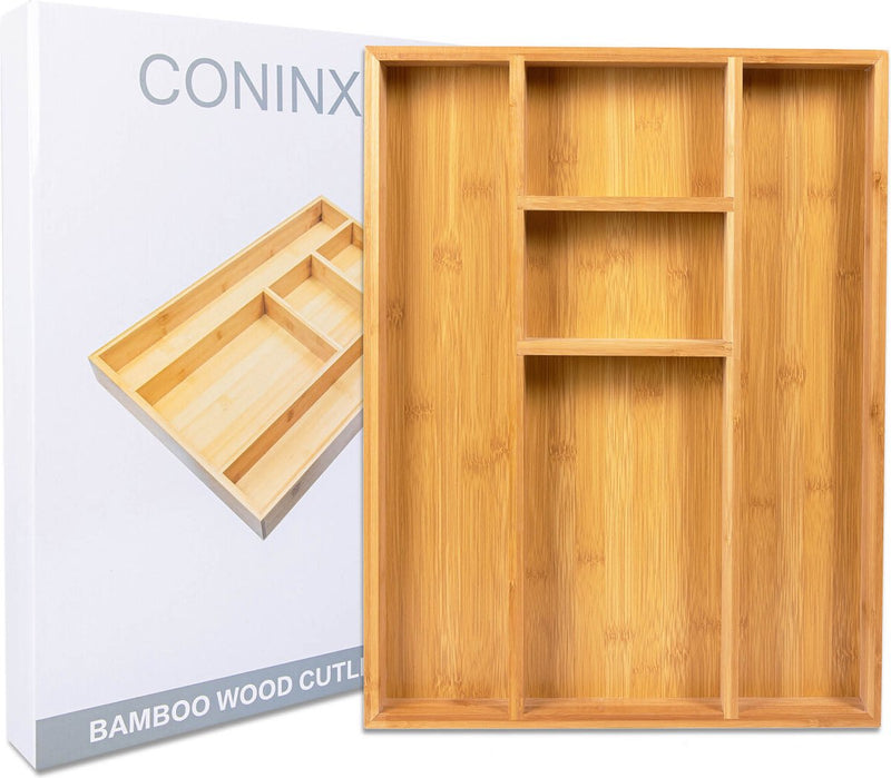 Coninx cutlery tray Bamboo 36cm wide - Cutline - Storage tray - Durable - For loading from 47cm deep
