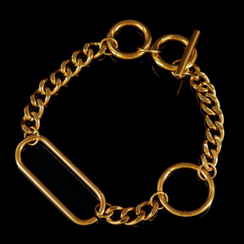 Laura Ferini Dames Armband Solo Tua Goud - Goudkleurige Armband - 18K Geelgoud Verguld - Sieraad - Accessoires - Sieraden - Dames Armbandje