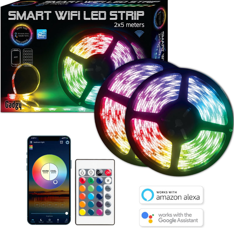 Gadgy LED Strip 10 meters - RGB - Smart LED Strip