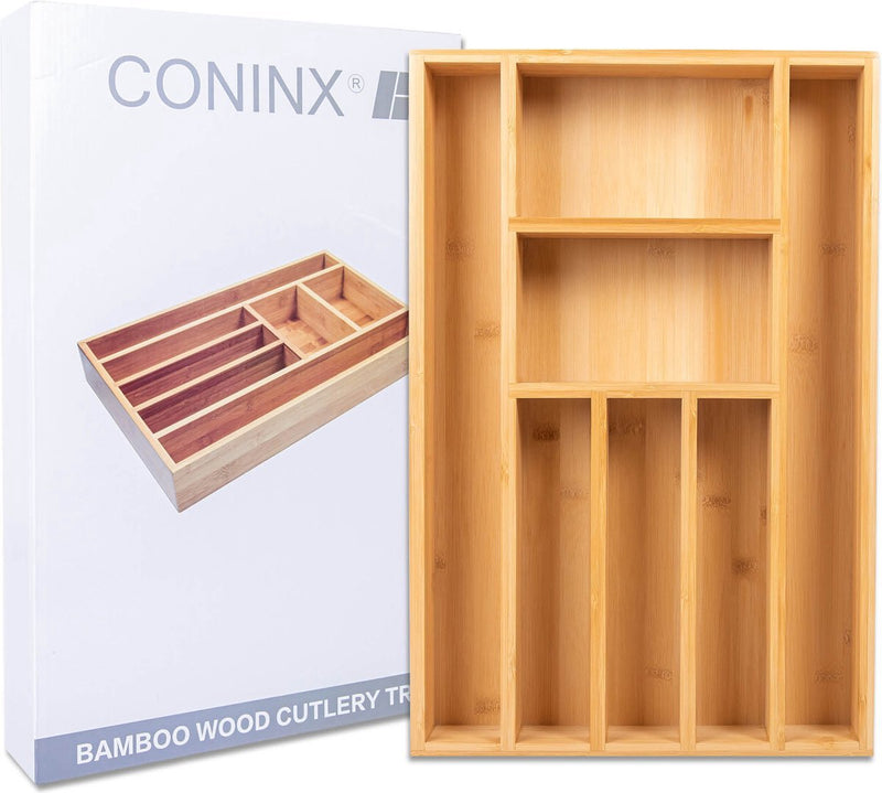 Coninx cutlery tray Bamboo 31cm wide - Cutline - Storage tray - Durable - For loading from 47cm deep