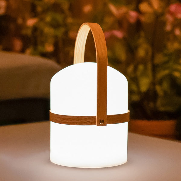 Gadgy Tischlampe außerhalb von USB wiederaufladbar - Ø 14,5 cm - LED Dimb. - wiederaufladbare Lampe für außen und innen - Gartenbeleuchtung - Zeltlampe - Brandt bis zu 160 Stunden