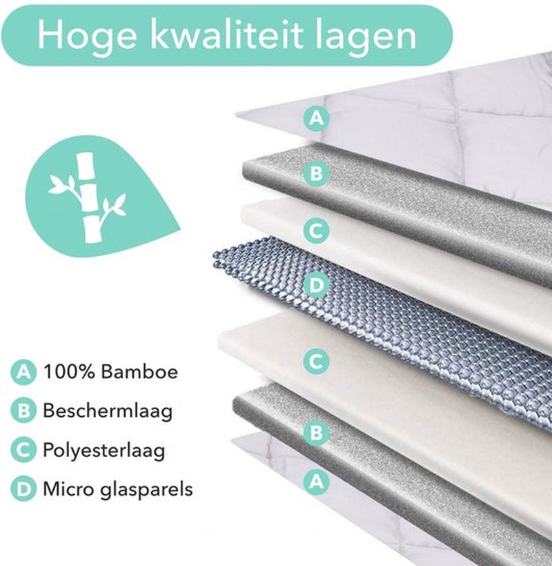 Litollo Bamboo Weaking blanket 10 kg with soft outdoor cover - Gray - 150x200cm
