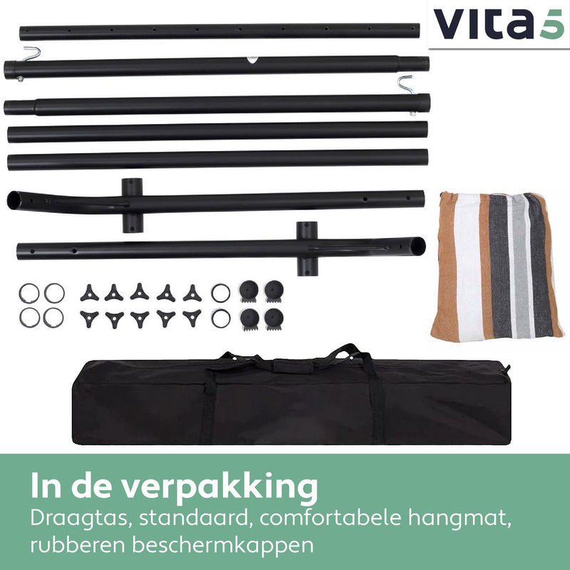 Vita5 Hangmat met Standaard - Beige