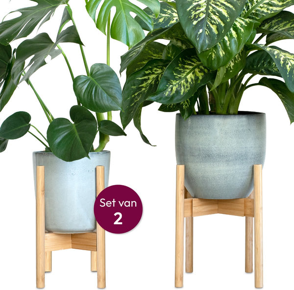 Gadgy bamboo plant stand - 2 pieces