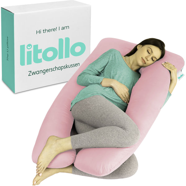 Litollo® Zwangerschapskussen XXL - Roze