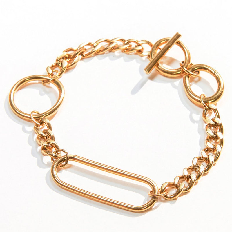 Laura Ferini Ladies Bracelet Solo Tua Gold - Gold -colored bracelet - 18k yellow gold gilt - Jewelry - Accessories - Jewelry - Ladies Bracelet