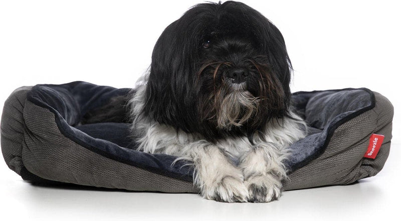 Snoozle Orthopedic dog basket - Soft and luxurious dog cushion - Dog bed - Washable - Dog baskets - 100cm