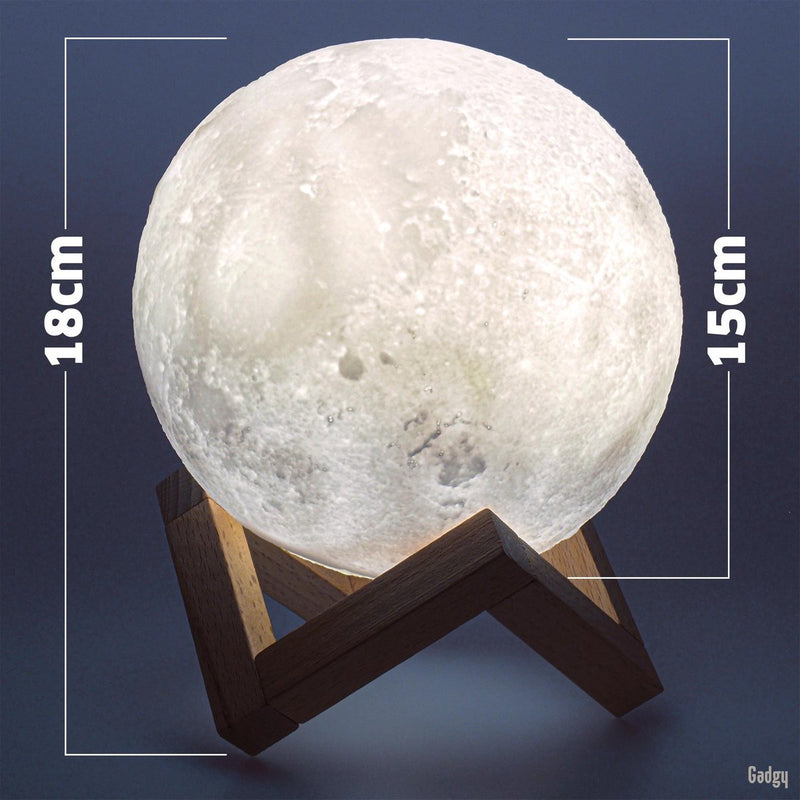 Gadgy Moon lamp 3D - 15 cm